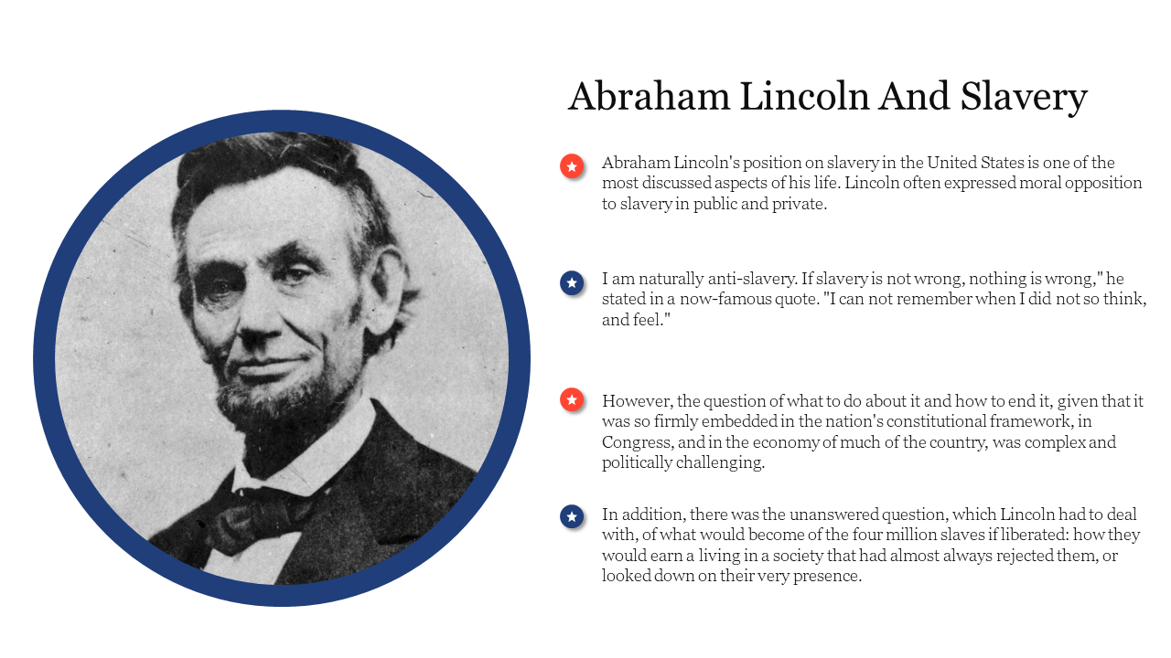 Abraham Lincoln And Slavery PPT